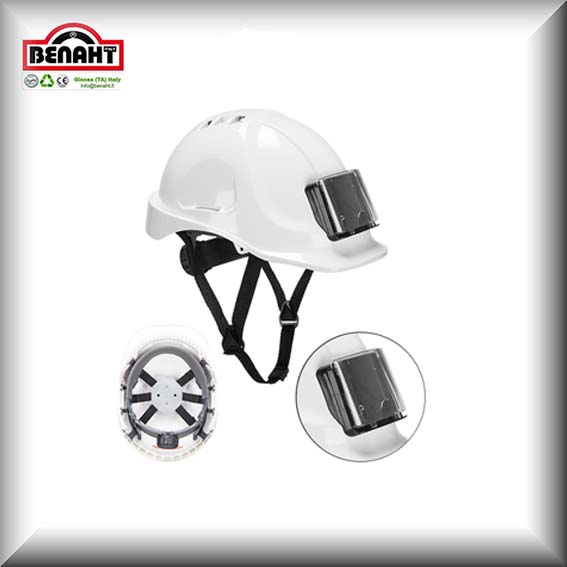 BEN PB55 - Elmetto Endurance Porta Badge casco da lavoro - Elmetto da lavoro