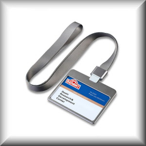 COLORE: Badge grigio cordino tinta unita Grigio