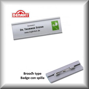 MISURA BADGE: Spilla -  65x20 mm.