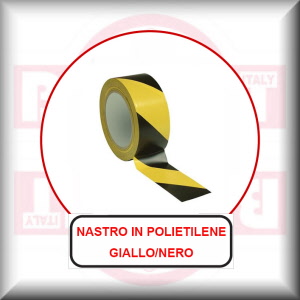 SCEGLIERE IL COLORE DEL NASTRO : GIALLO/NERO NEUTRO 30 MICRON