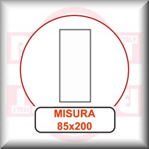 DIMENSIONE: Cm. 85x200
