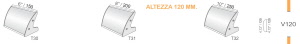 CODICE E LARGHEZZA TARGA: T32 - 250 mm.