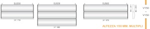 CODICE E LARGHEZZA TARGA: SUS60 - 970 mm.