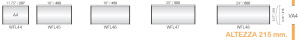 CODICE E LARGHEZZA TARGA: WFL48 - 600 mm.