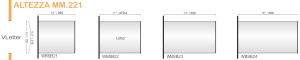 CODICE E LARGHEZZA TARGA: WBSB17 - 250 mm.