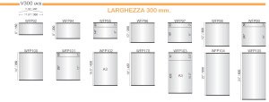 CODICE E ALTEZZA TARGA: WFP102 - 420 mm. 