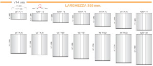 CODICE E ALTEZZA TARGA: WFP176 - 400 mm. 