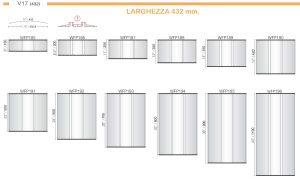 CODICE E ALTEZZA TARGA: WFP186 - 200 mm.