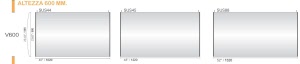 CODICE E LARGHEZZA TARGA: SUS88 - 1320 mm.