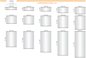 CODICE E ALTEZZA TARGA: WFP152 - 1400 mm. 