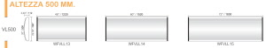 CODICE E LARGHEZZA TARGA: WFVLL15 - 910 mm.