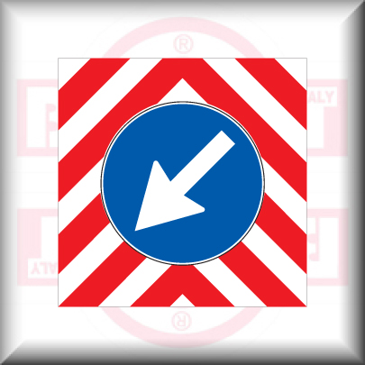 Vsafety 18072 Ax-S'Chiudi' Questa Porta Obbligatoria Cartello, Vinile Autoadesivo, Paesaggio, 300 mm X 100 mm, Colore: Blu | Leroy Merlin