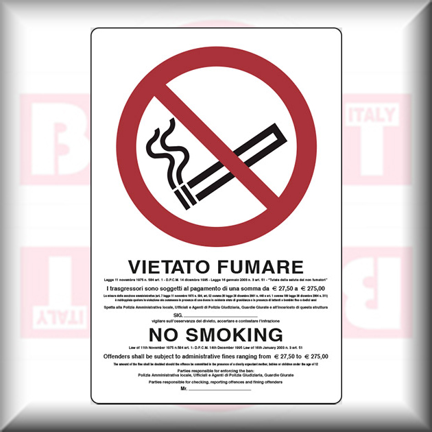 Come Disegnare Un Cartello Vietato Fumare Cartello Vietato Fumare