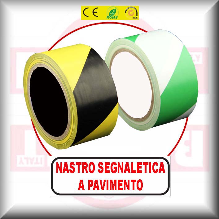 nastro segnaletico per pavimento