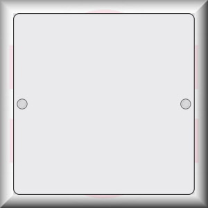 DIMENSIONE E MATERIALE: cm 12x12 - PLEXIGLASS NEUTRO  A PARETE