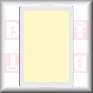 DIMENSIONE E MATERIALE: cm 18x12 - PLEXIGLASS LUMINESCENTE TAVOLO