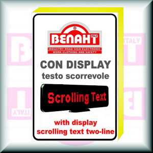 DISPLAY: Display a 2 righe cm.80x20 colore rosso