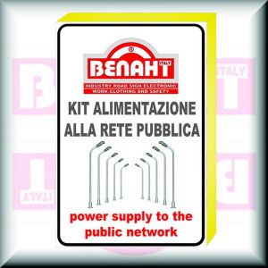 SCEGLIERE ALIMENTAZIONE: Kit Collegamento alla rete pubblica