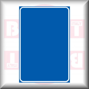 COLORE FONDO TARGA: BLU