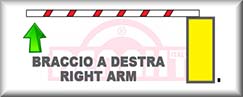 Direzione braccio: Destra
