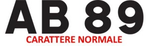 SCELTA DEL CARATTERE: NORMALE