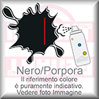 Colore: Nero "Con righino Porpora"