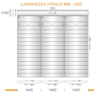 CODICE E ALTEZZA TARGA: D34 - 686 mm.