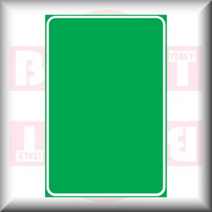 COLORE FONDO TARGA: VERDE