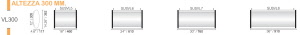 CODICE E LARGHEZZA TARGA: SUSVL6 - 610 mm.