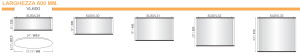 CODICE E ALTEZZA TARGA: SUSVL33 - 610 mm.